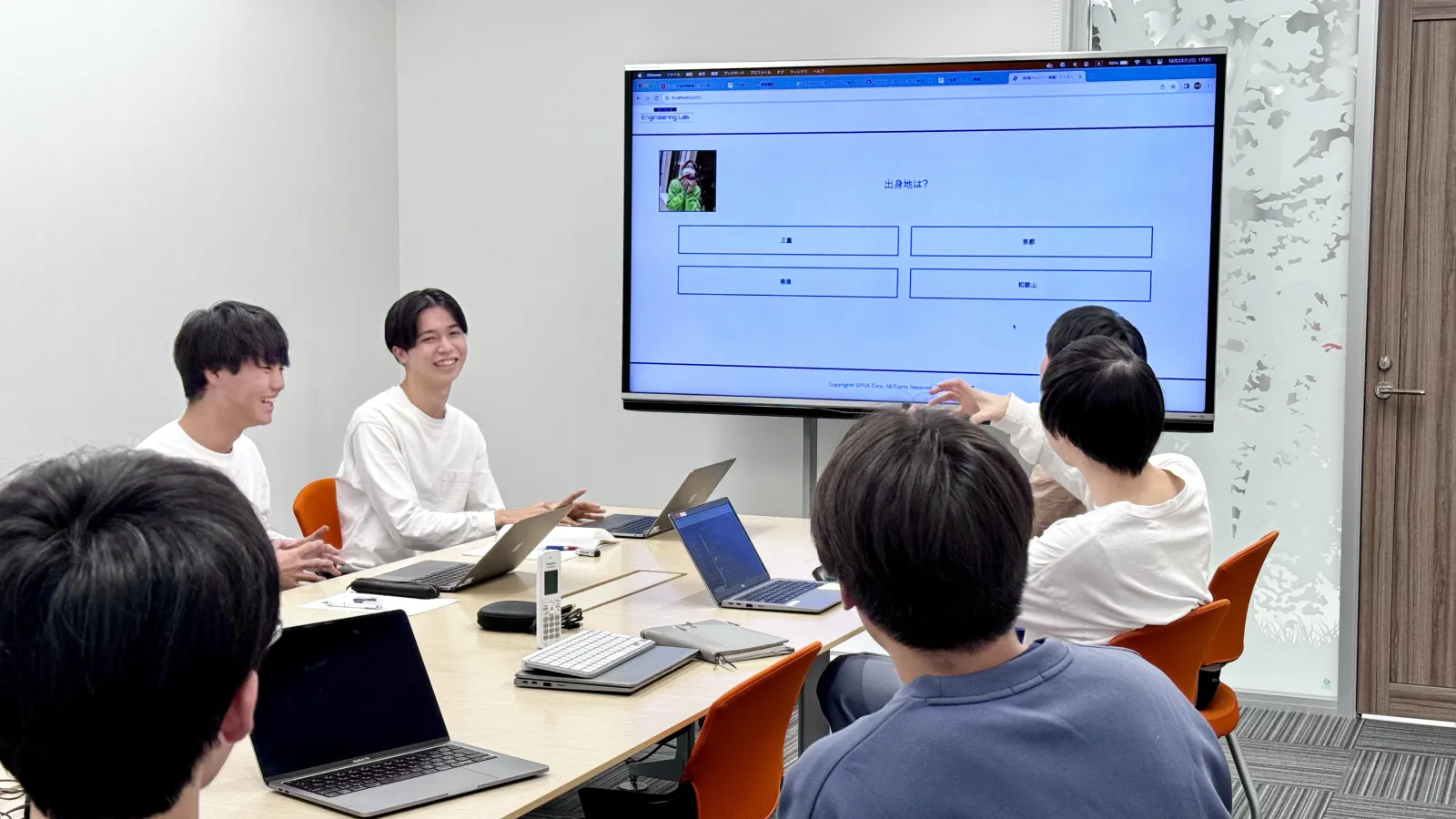 成果発表会の様子